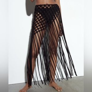 ZARA MACRAMÉ PAREO